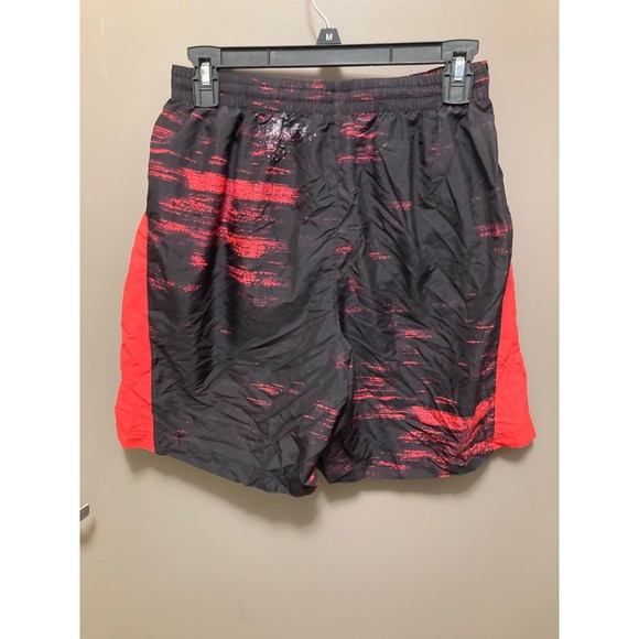 Under Armour Men's Swim Trunks size M Black/Red - Picture 2 of 2